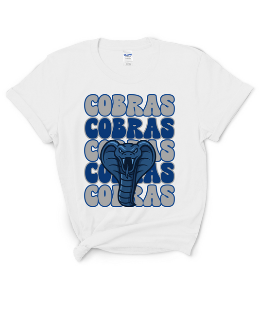 Cobras Retro Repeat Tee
