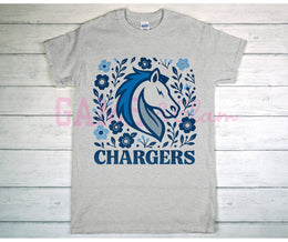 Floral Chargers Tee