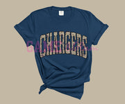 Chargers Camo Block Tee