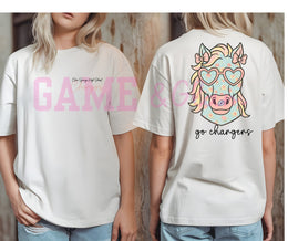 Go Chargers Floral Tee