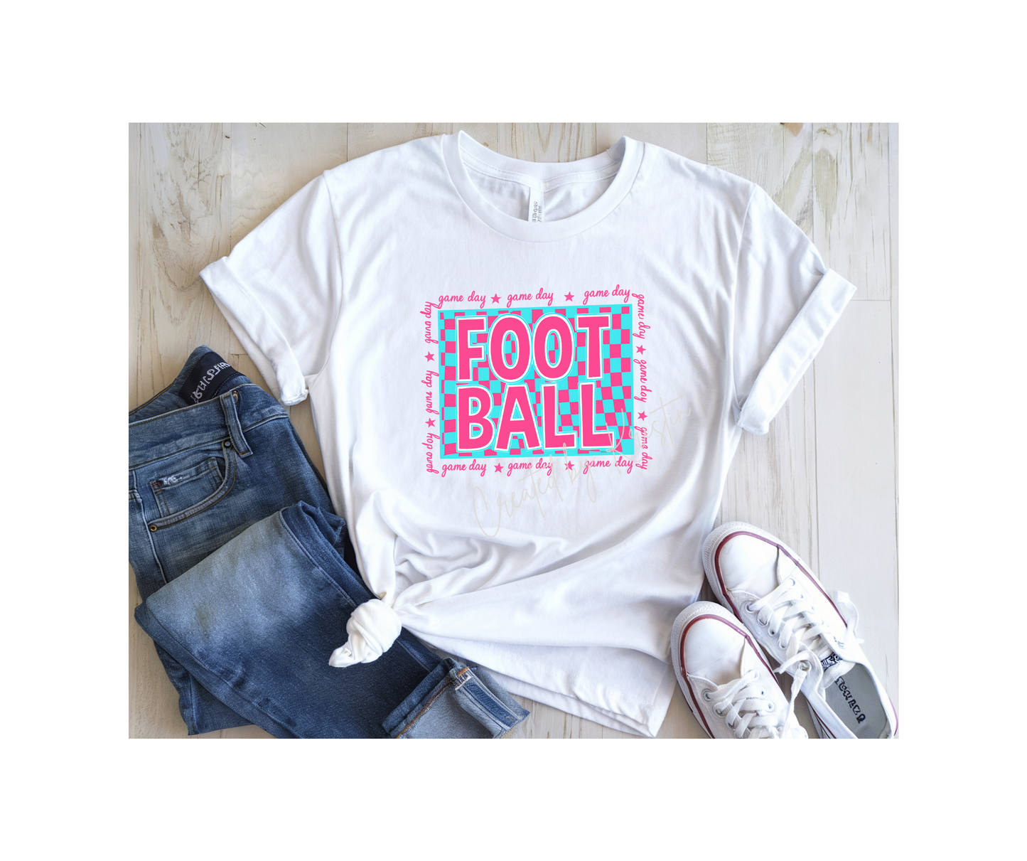 Trendy Game Day Football Tee