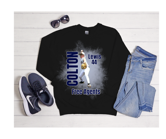 Personalized Action Player Photo Tee or Sweatshirt