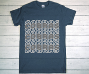 Cobras Stacked Design Shirt