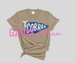Cobras Pennant Game Day Tee