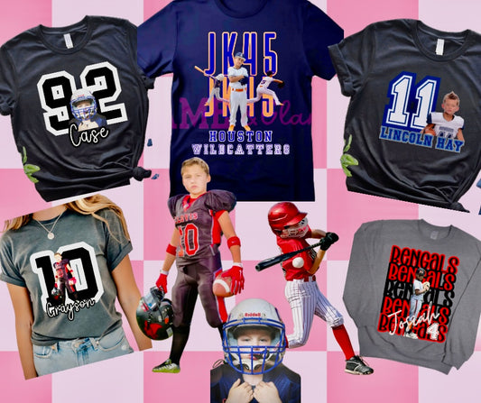 Custom Player Number Shirt