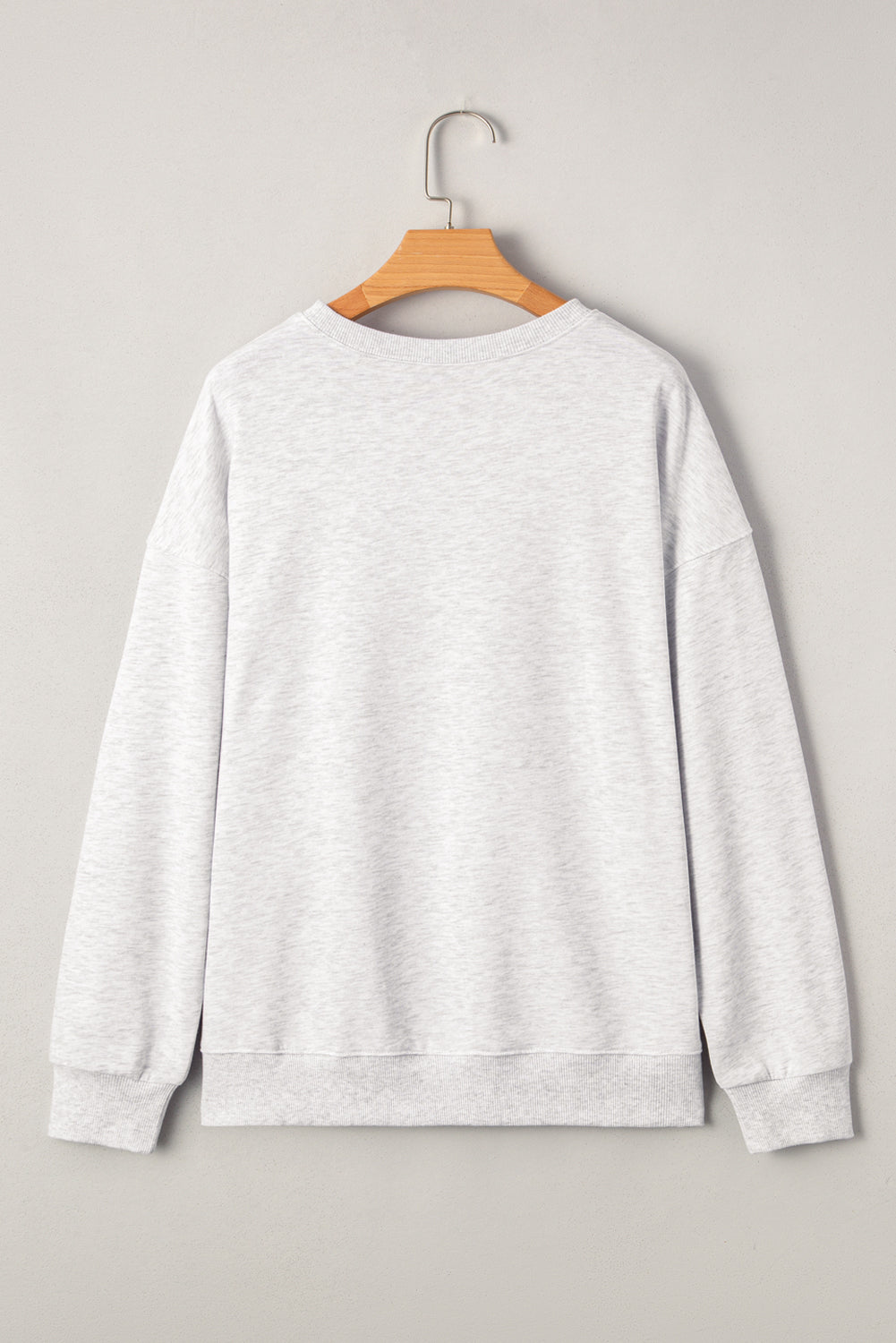 Cream GAME DAY Vintage Washed Letter Graphic Baggy Sweatshirt